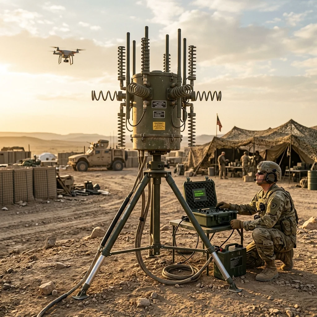 Sensor Drone RF Omnidireksional 360°